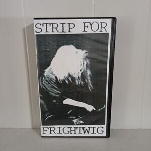 FRIGHTWIG Strip For Frightwig Live 86 VHS Punk Rock Concert 1980s